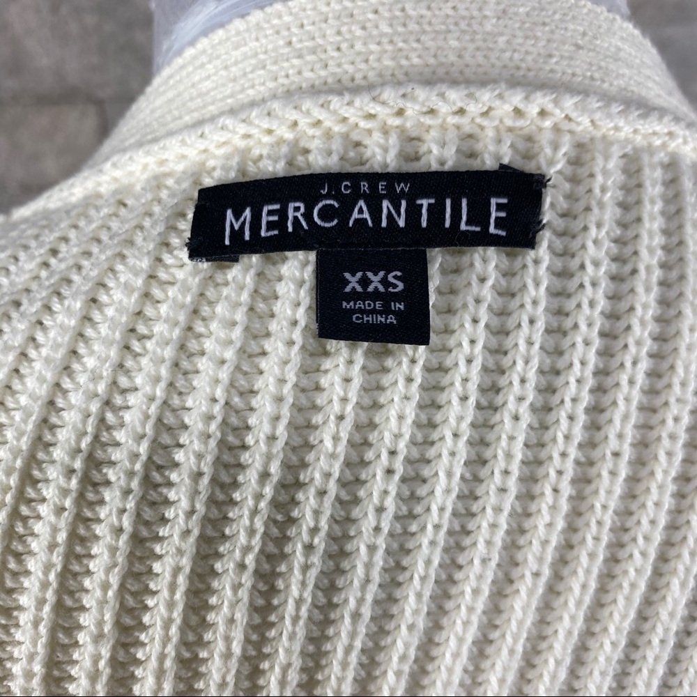 J.CREW Open Knit Sweatee Cardigan J7846 Cotton - Picture 5 of 8